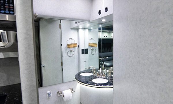 Brandy Tour Bus Bathroom